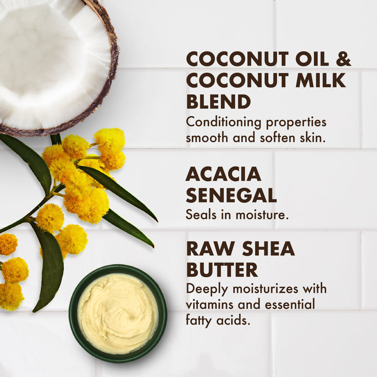 SheaMoisture applied during nighttime routine on bathroom counter, supports skin restoration