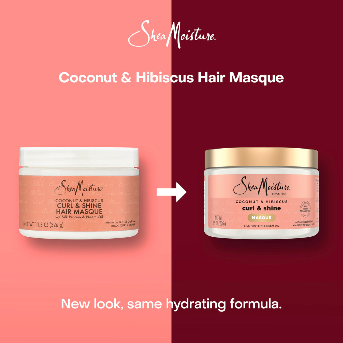SheaMoisture being applied to wet curly hair improving manageability