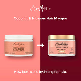 SheaMoisture being applied to wet curly hair improving manageability