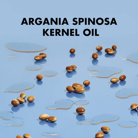 SheaMoisture pump dispensing argan oil showing easy controlled application