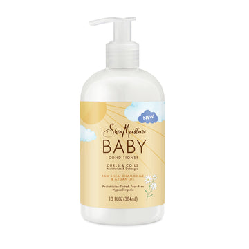 SheaMoisture baby front packaging showing bottle and label benefits