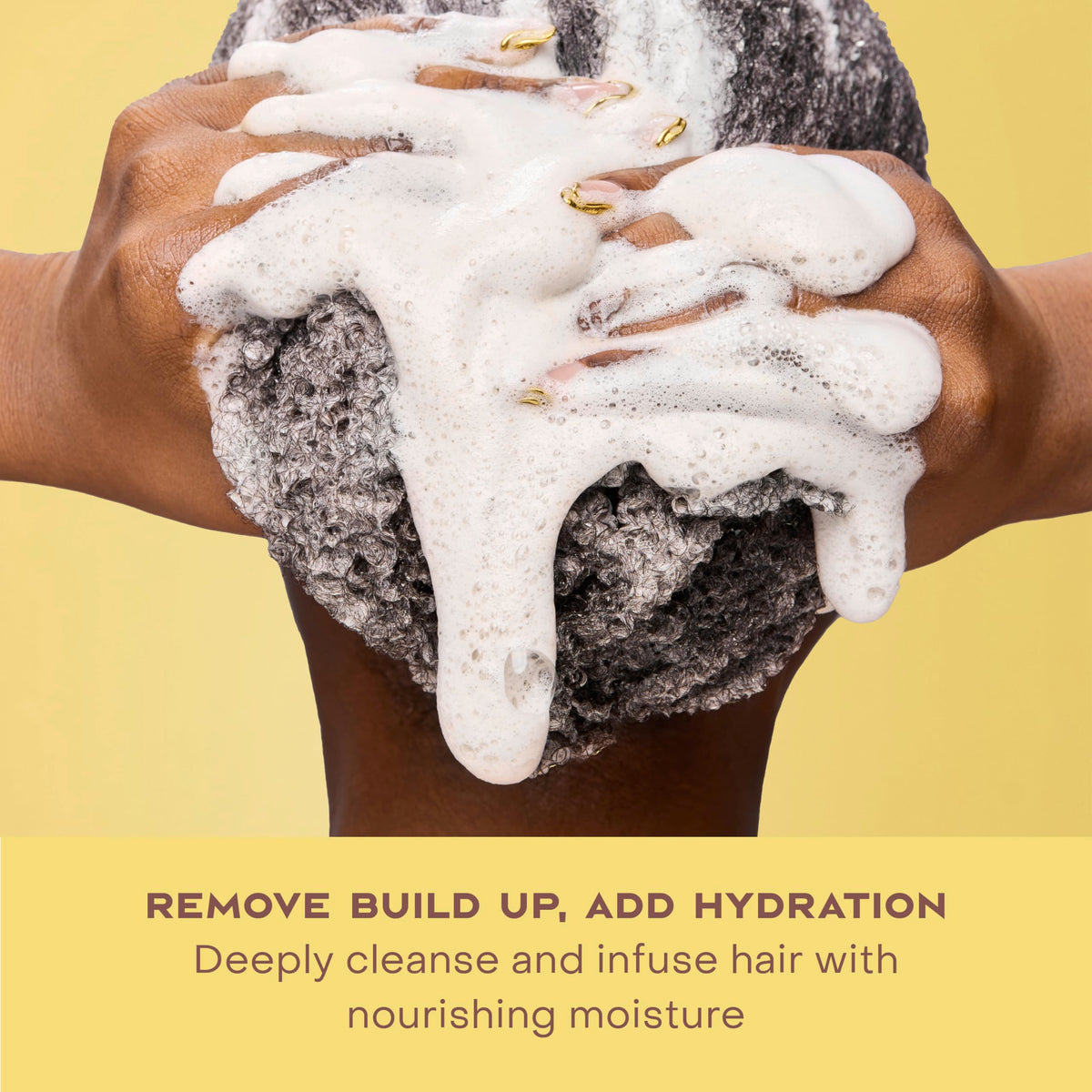 SheaMoisture before and after hair showing improved strength