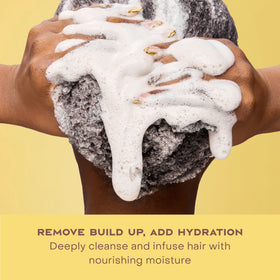 SheaMoisture before and after hair showing improved strength