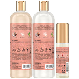 SheaMoisture shampoo pump detail demonstrating easy dispensing benefit