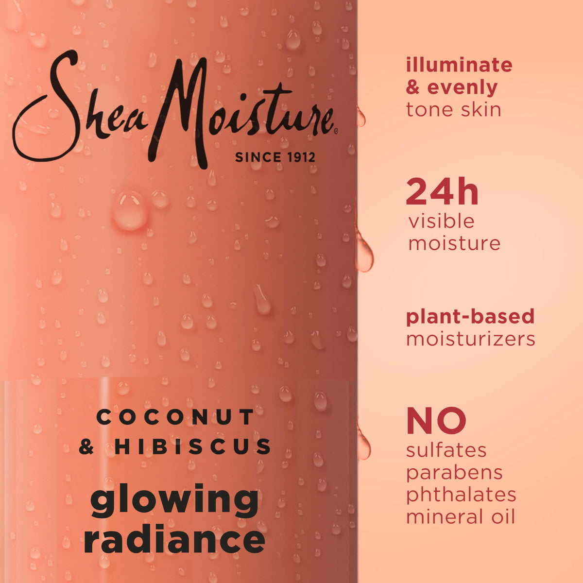 SheaMoisture creamy foam texture demonstrating gentle hydration