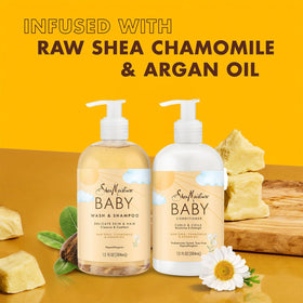 SheaMoisture conditioner pouring texture showing creamy detangling benefit