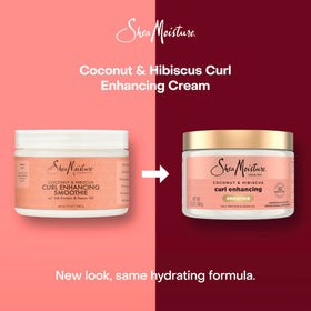 SheaMoisture cream on hand demonstrating texture and easy distribution