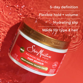 SheaMoisture cream texture close-up showing silky consistency benefit