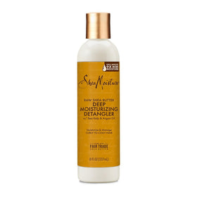 SheaMoisture detangler front packaging shows product and brand benefit