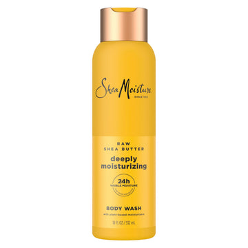 SheaMoisture front bottle view showing label and 18 oz size benefit