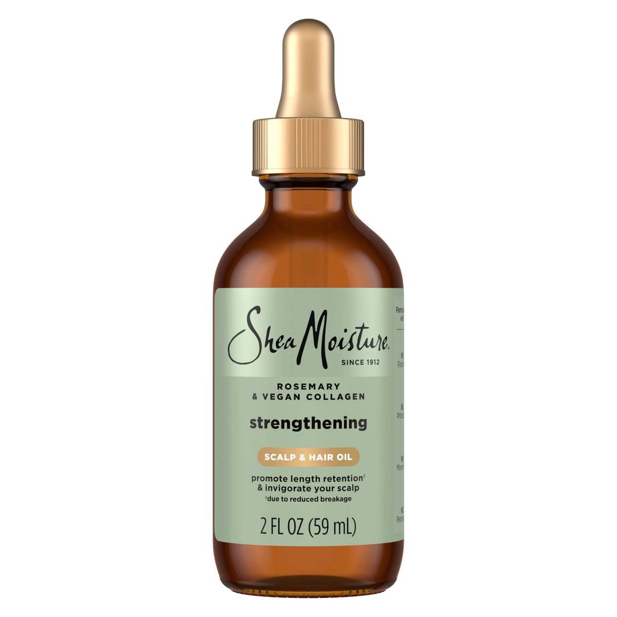 SheaMoisture front bottle view showing product and protecting benefits