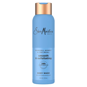 SheaMoisture front bottle showing label and 18 oz size for visible ingredient benefits