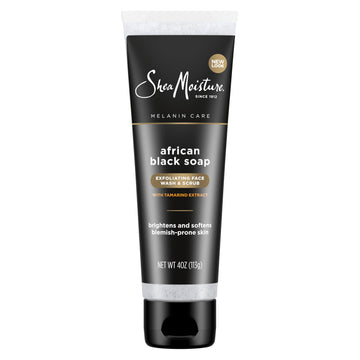 SheaMoisture front packaging showing 4 oz bottle and branding for clear skin