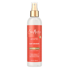SheaMoisture front packaging showing curl stretch refresher benefits