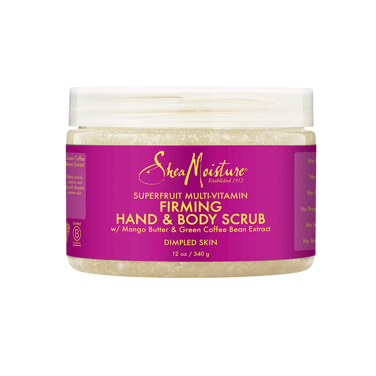 SheaMoisture front packaging showing jar and label for quick product ID