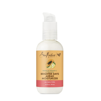 SheaMoisture jar front packaging showing brand and papaya vitamin C benefits