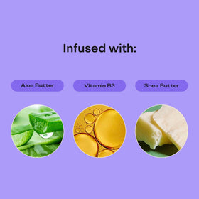 SheaMoisture ingredients aloe butter and shea butter for nourishment