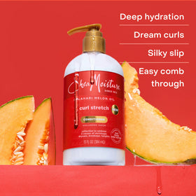 SheaMoisture Kalahari melon oil ingredient visual highlighting nourishment