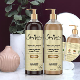 SheaMoisture ingredient highlight shea butter and castor oil for moisture