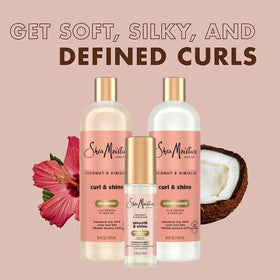 SheaMoisture ingredient display with shea butter coconut and neem benefits