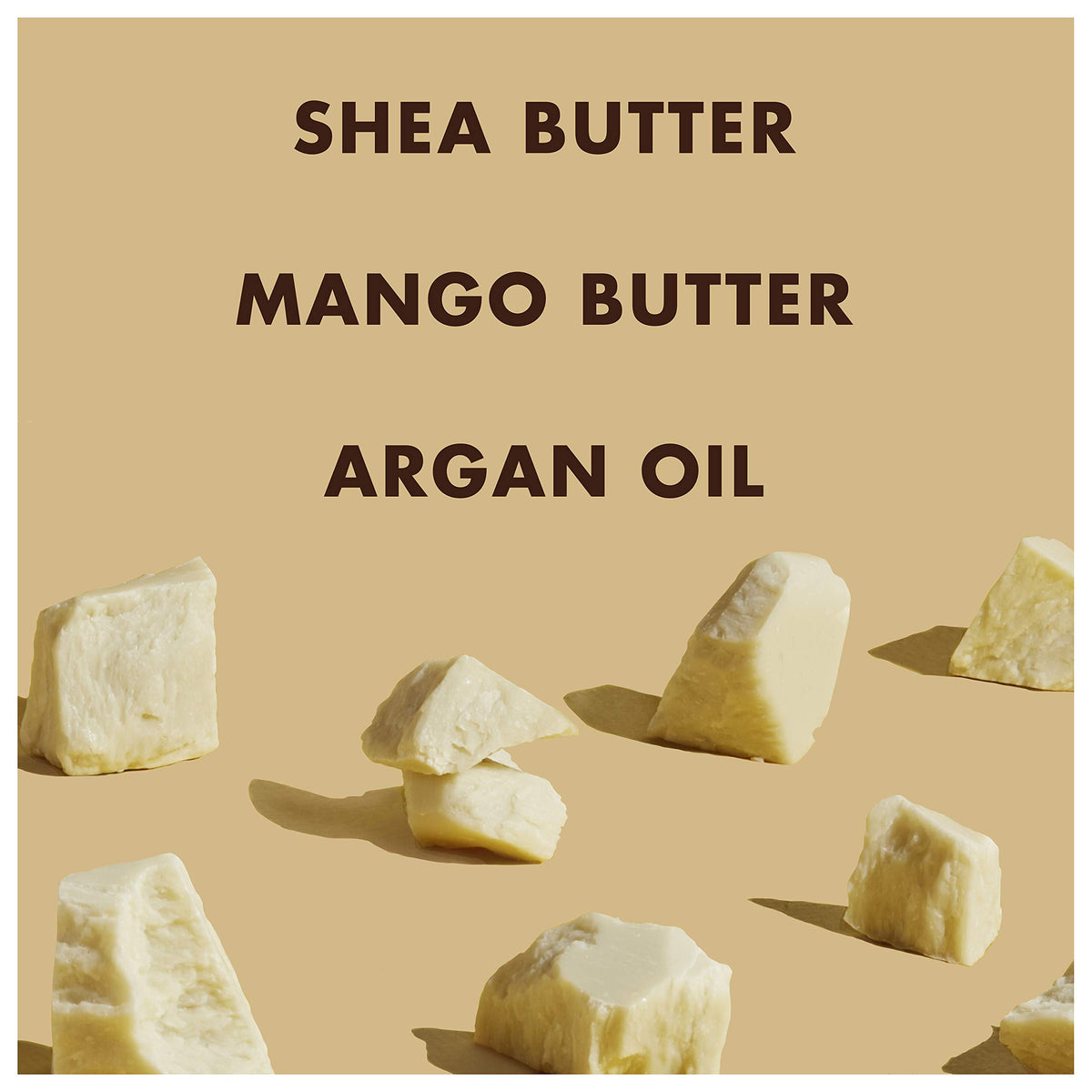 SheaMoisture ingredient label detail highlighting fair-trade shea butter