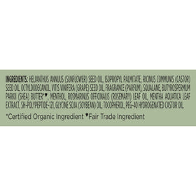 SheaMoisture rosemary and mint ingredients indicating cooling hydration