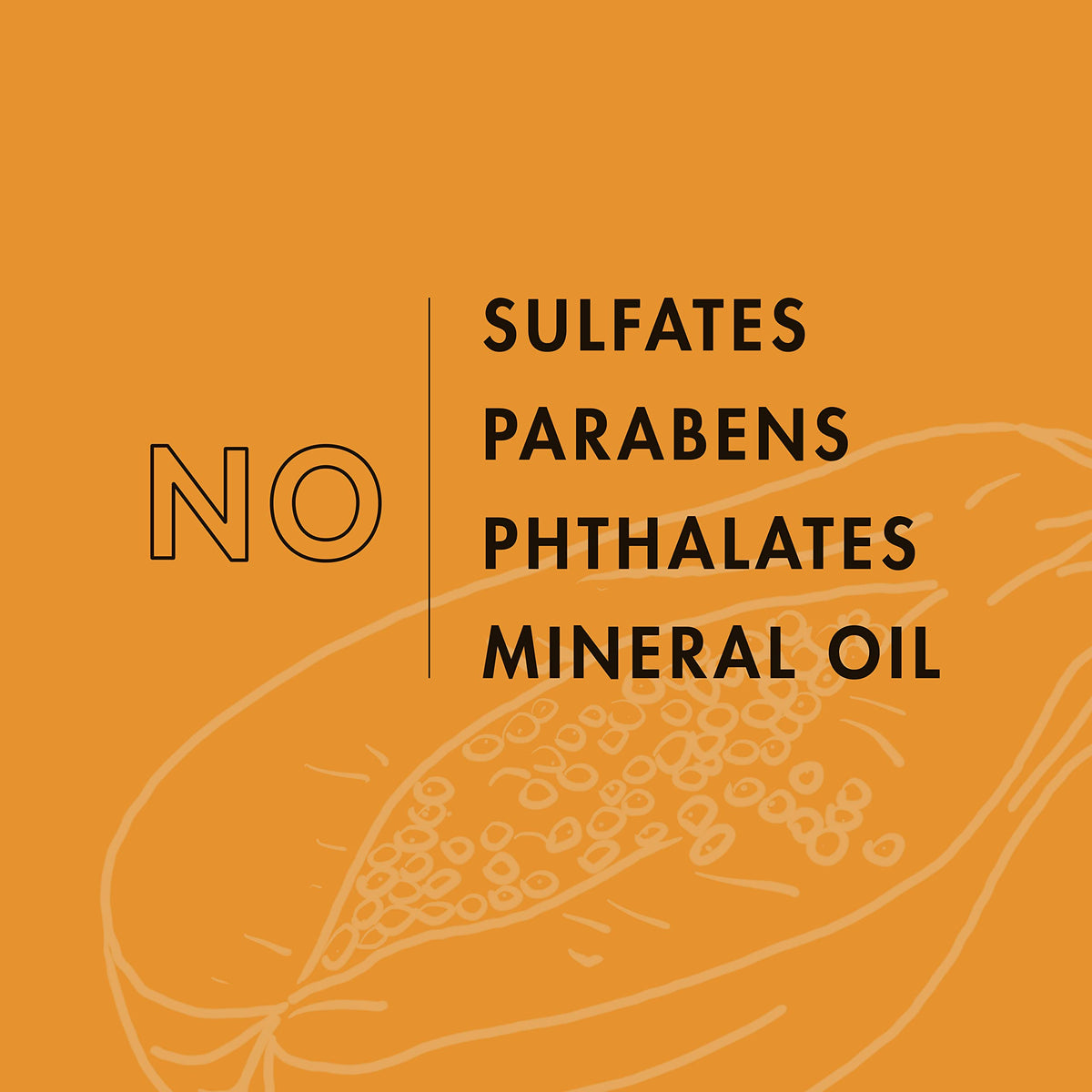 SheaMoisture ingredient shot with papaya to emphasize natural active benefits