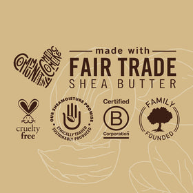 SheaMoisture product label and ingredient list clearly visible