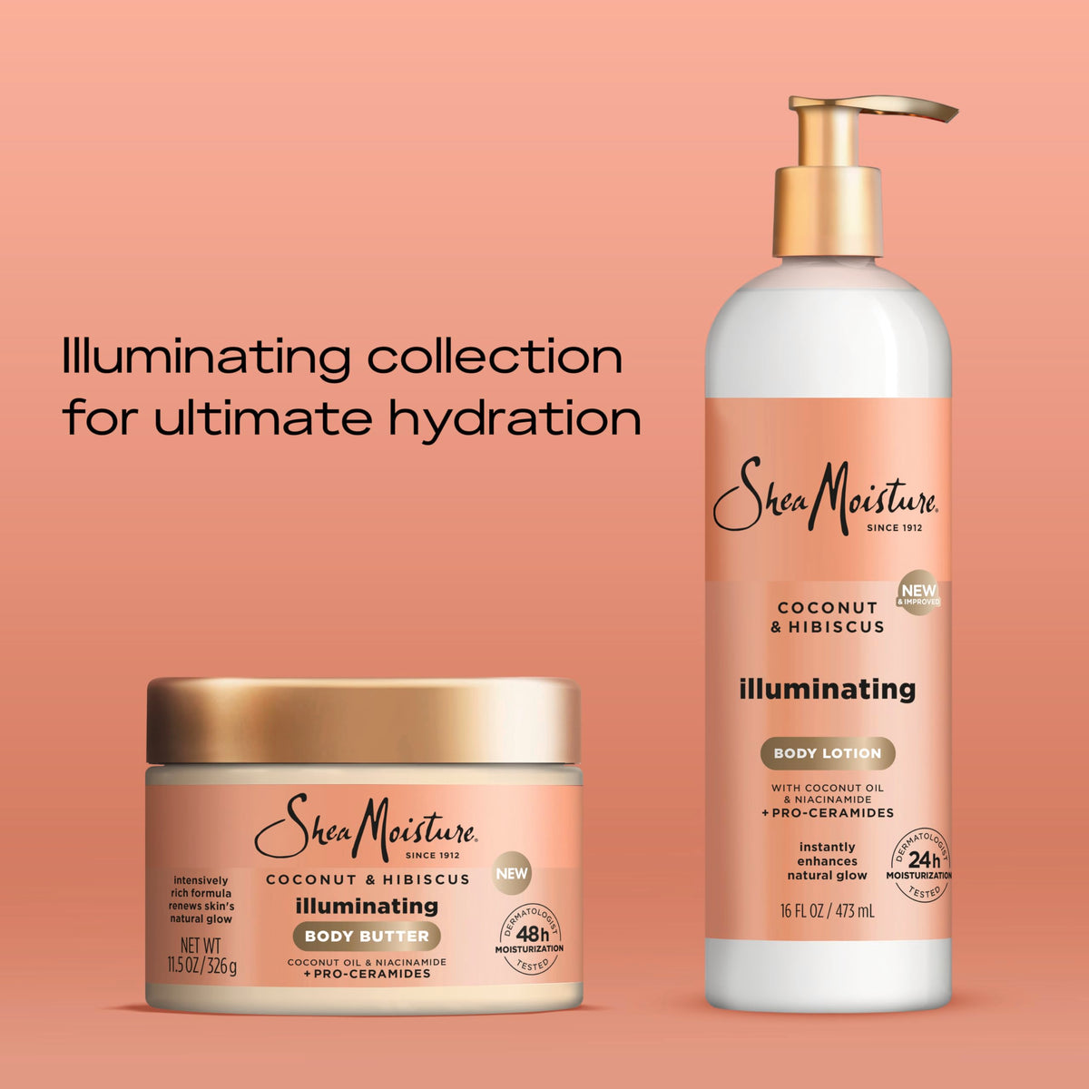 SheaMoisture product label showing ingredients for ingredient transparency