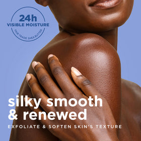 SheaMoisture lather in hand demonstrating creamy foam and gentle cleansing action