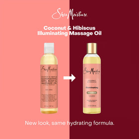 SheaMoisture vanity display conveying daily ritual and glow