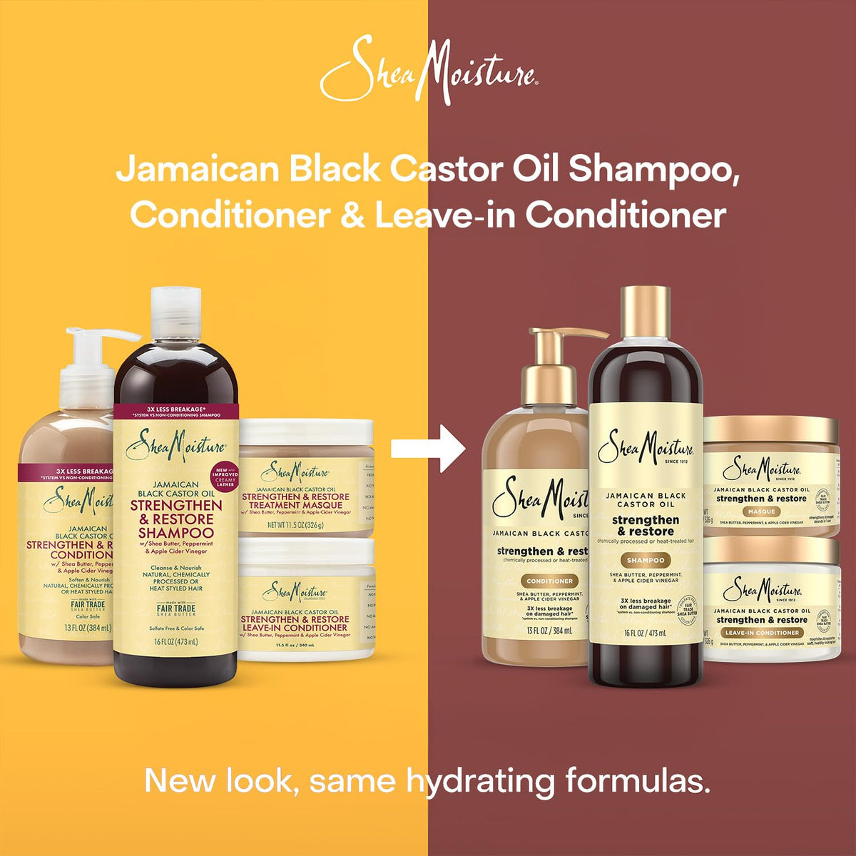SheaMoisture model with defined curls after using the bundle