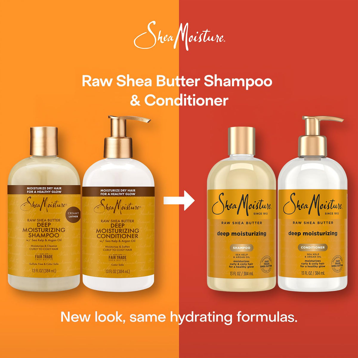 SheaMoisture lifestyle image of defined curls after using the moisturizing set