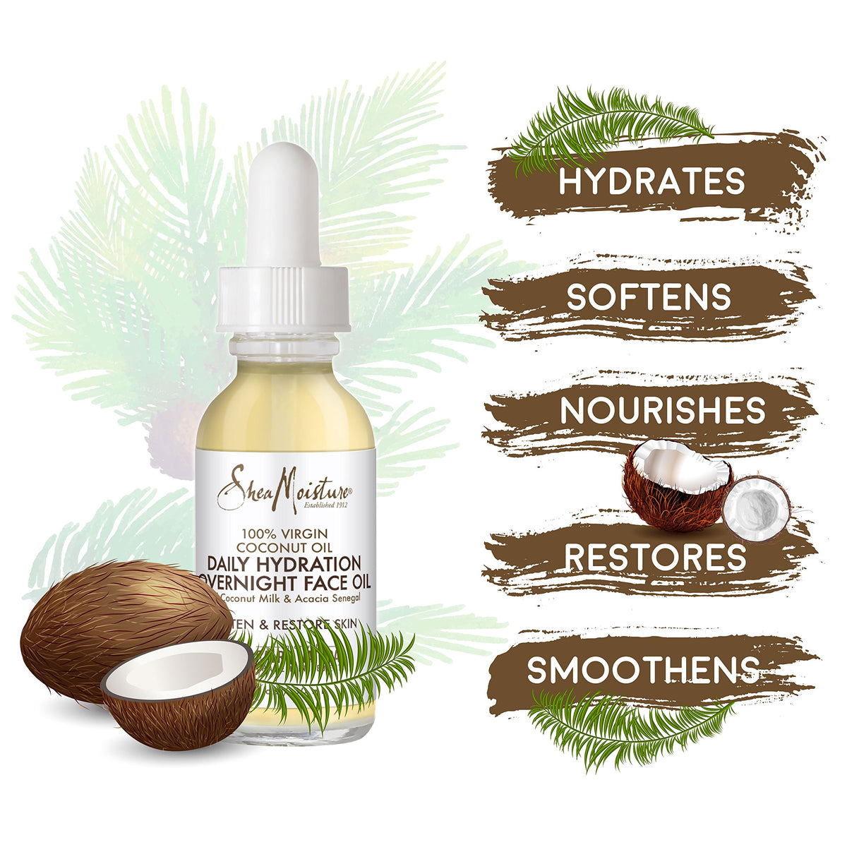 SheaMoisture lifestyle image of woman with hydrated morning skin after overnight use