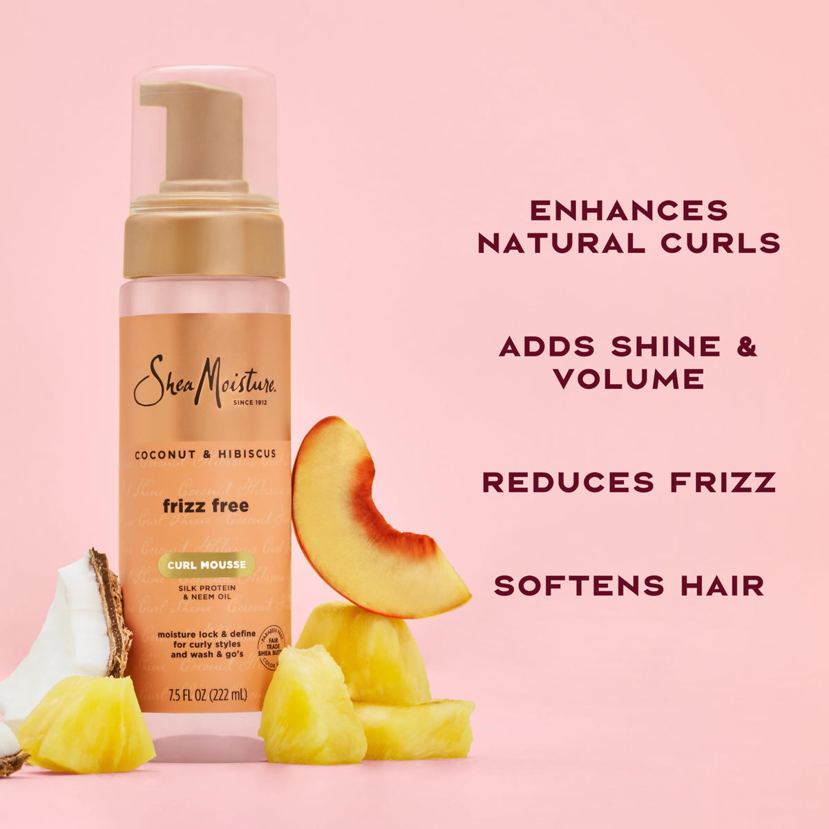 Shea Moisture being applied to damp hair for better curl definition and control
