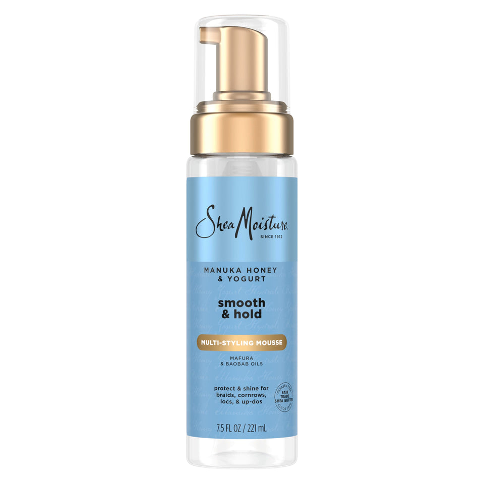 SheaMoisture front packaging showing product name and size for easy identification