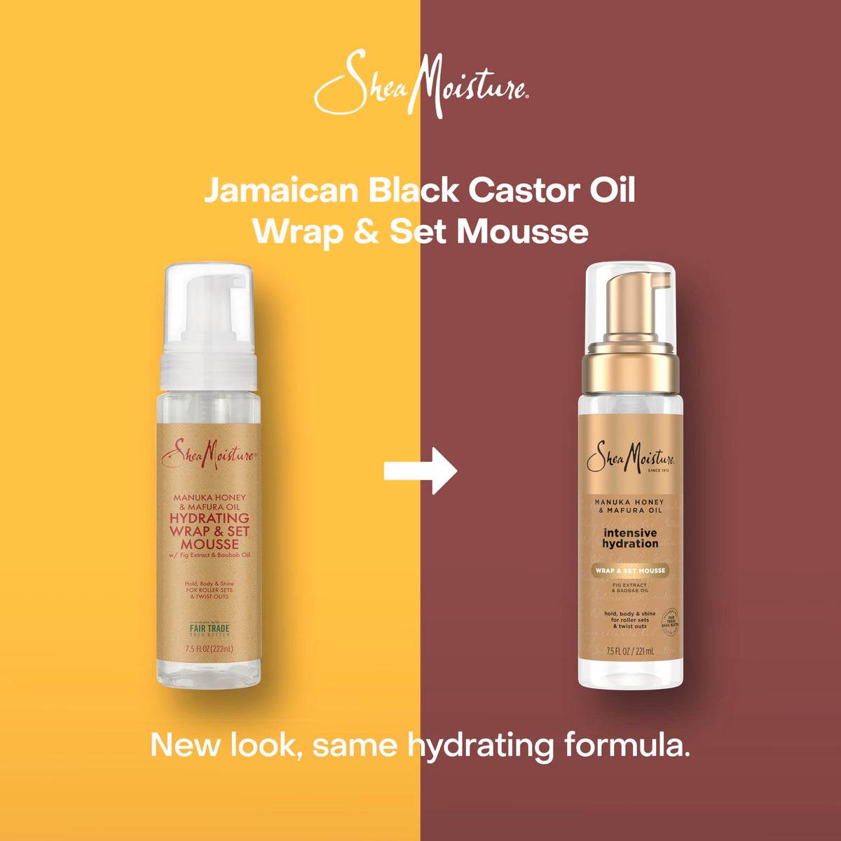SheaMoisture with Manuka honey jar emphasizing natural moisture and smoothing benefits
