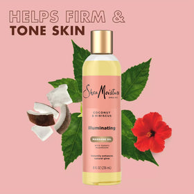 SheaMoisture oil texture on hand illustrating lightweight absorption