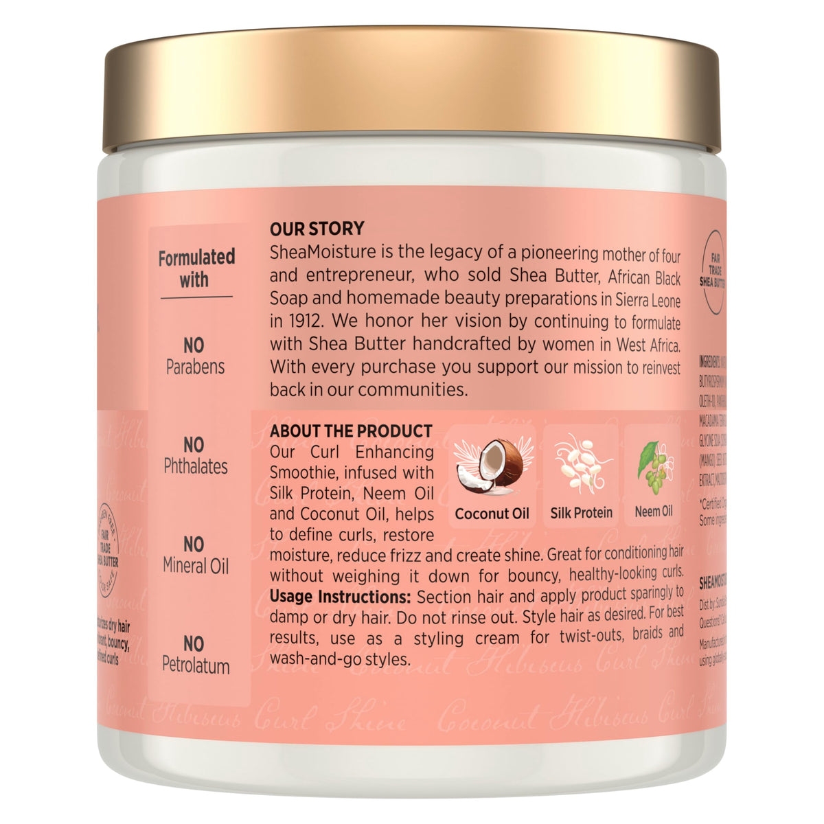 SheaMoisture open tub texture close-up showing creamy hydration