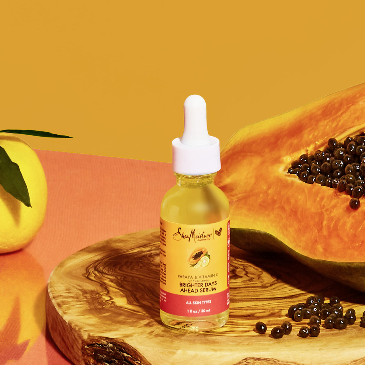 SheaMoisture nighttime routine styled flatlay showing layering with moisturizer benefit