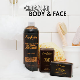 SheaMoisture pour texture on hand demonstrating smooth consistency