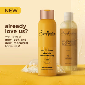 SheaMoisture close-up pump and creamy texture highlighting even coverage