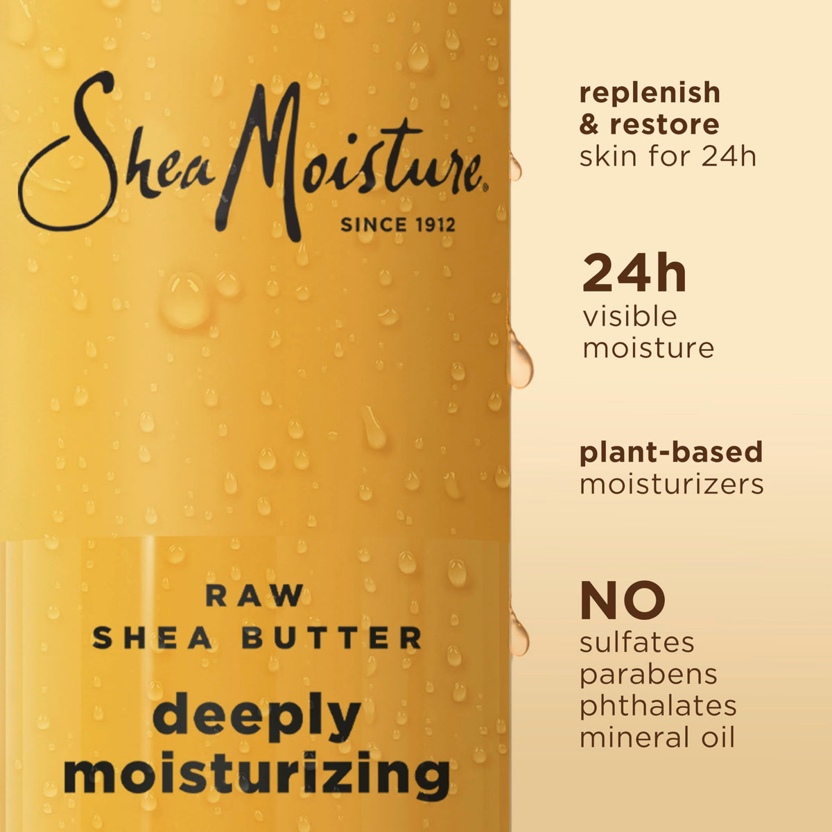 SheaMoisture frankincense and myrrh ingredients displayed for natural scent