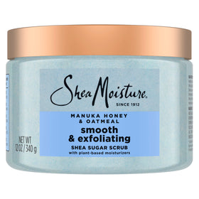 SheaMoisture front packaging showing jar and label for clear product ID and benefits