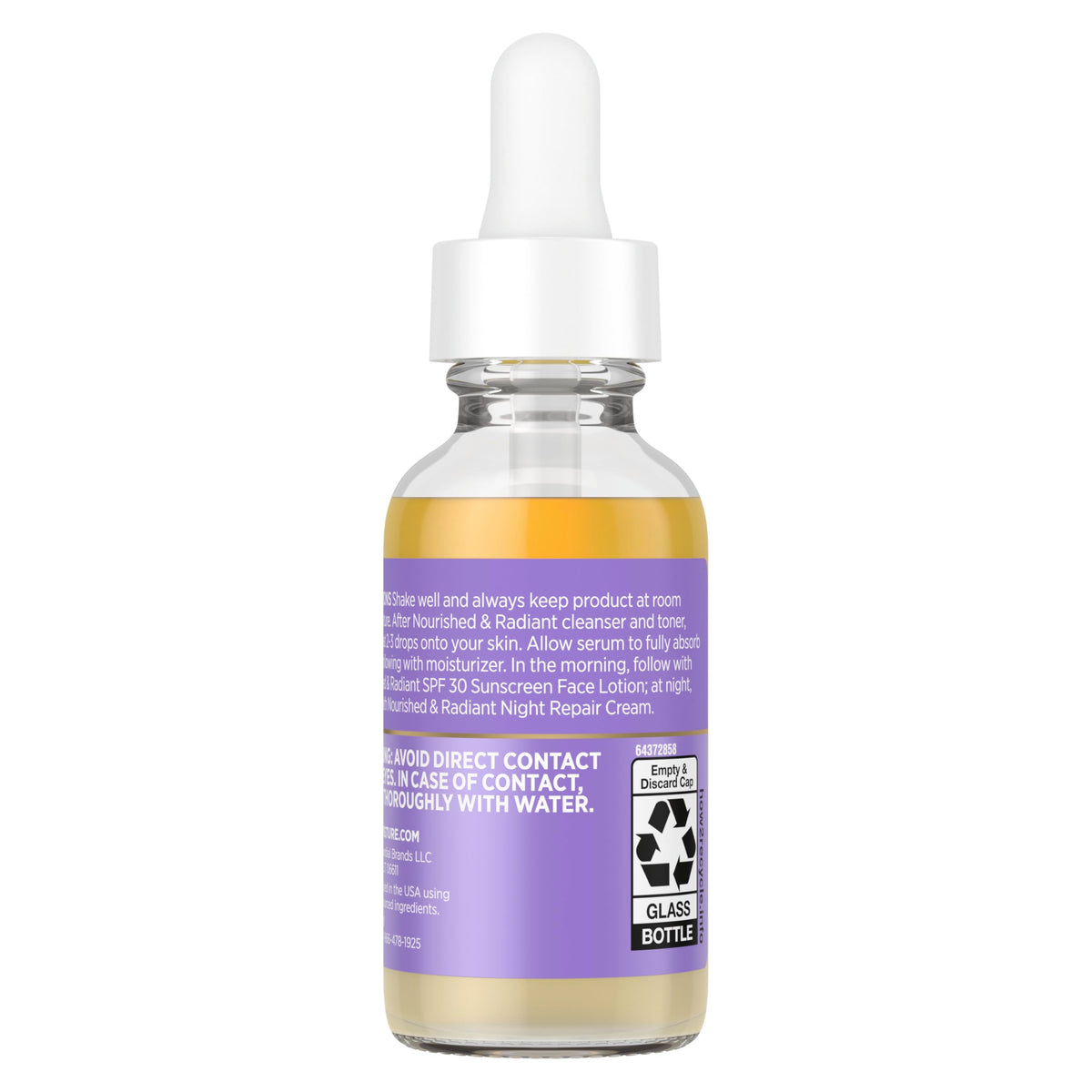 SheaMoisture serum dropper dispensing a drop for precise application benefit