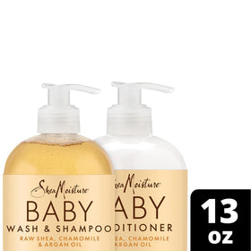 Three 13 oz SheaMoisture bottles for scale and everyday convenience