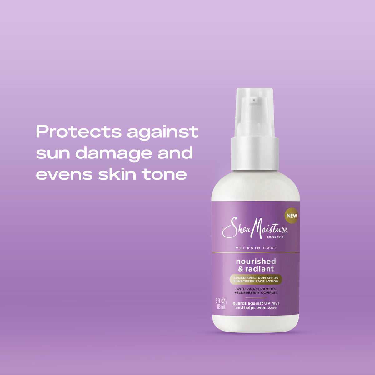 SheaMoisture transparent lotion on hand showing no white cast benefit