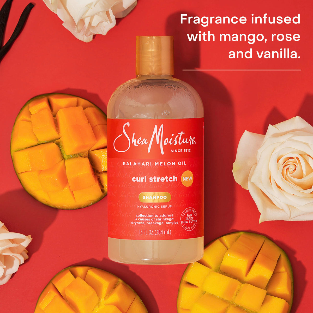 SheaMoisture creamy lather texture demonstrating gentle hydration