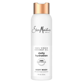 SheaMoisture front bottle view showing brand and hydrating benefits