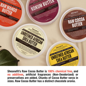 Sheanefit cocoa butter being blended into DIY cream for richer moisture
